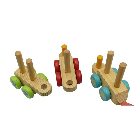 Circo Wooden Train Set With Elephant & Decorative Blocks - Picture 11 of 11